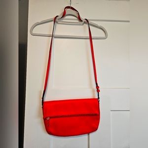 faux leathe crossbody satchel